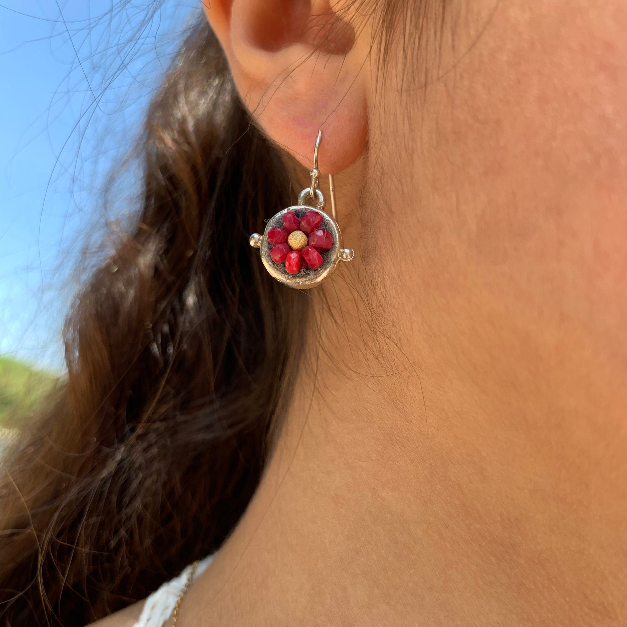 Darling Ruby Earrings