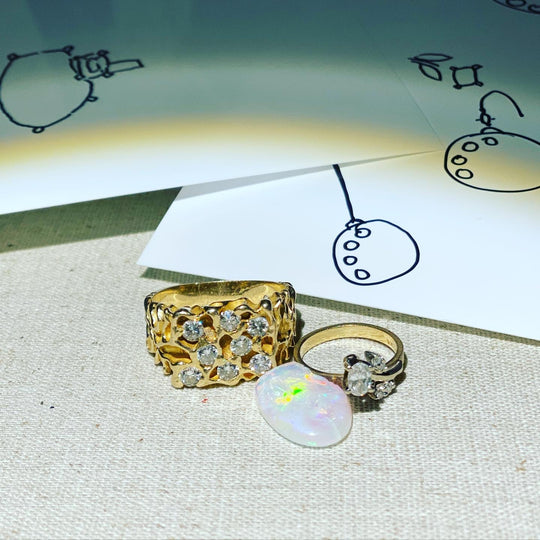 Opals and Diamonds new Jewels O MY
