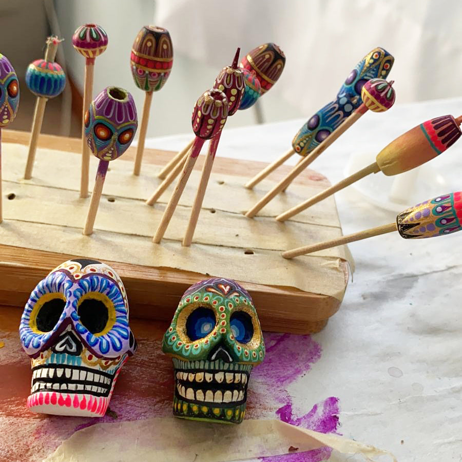 Calavera Colorada necklace