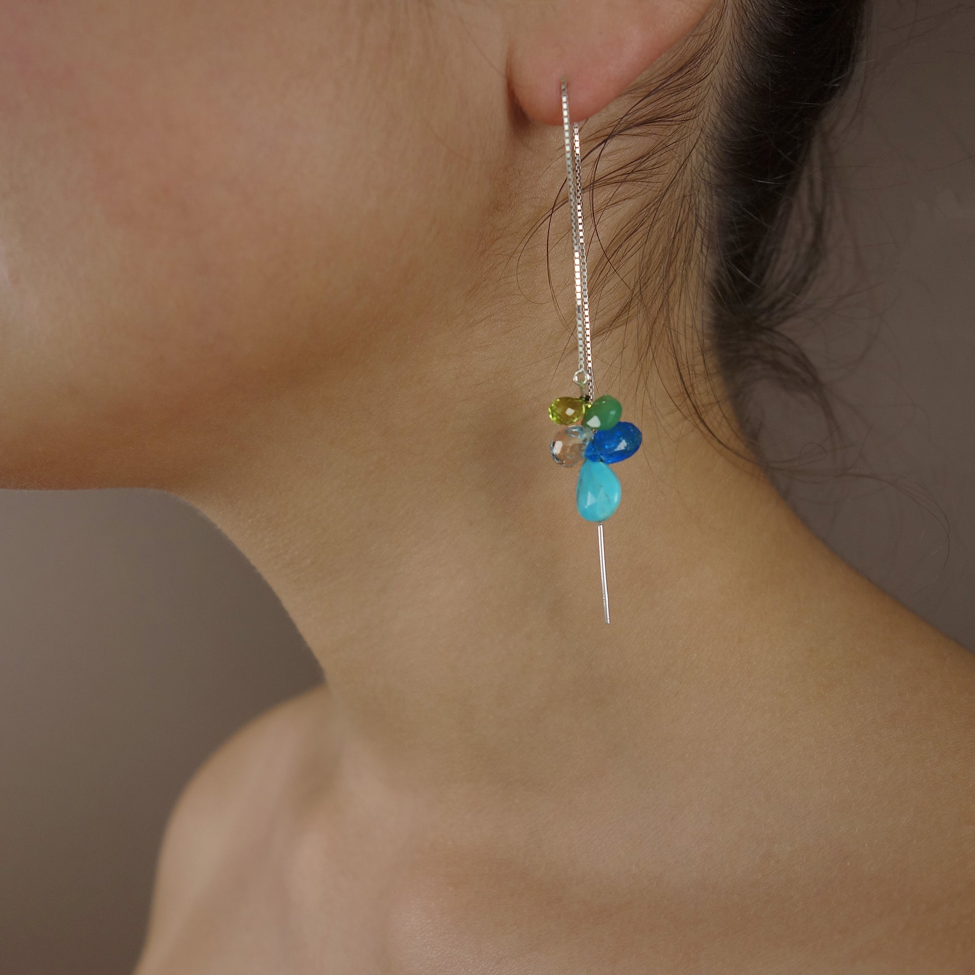 Stones on the Water earring