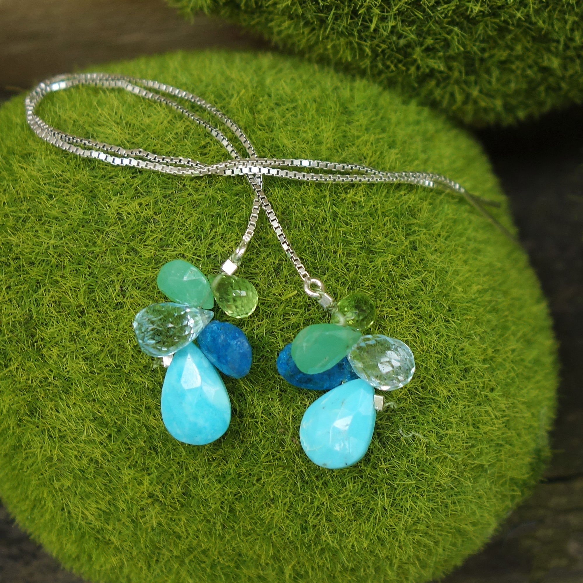 Stones on the Water earring