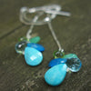 Stones on the Water earring