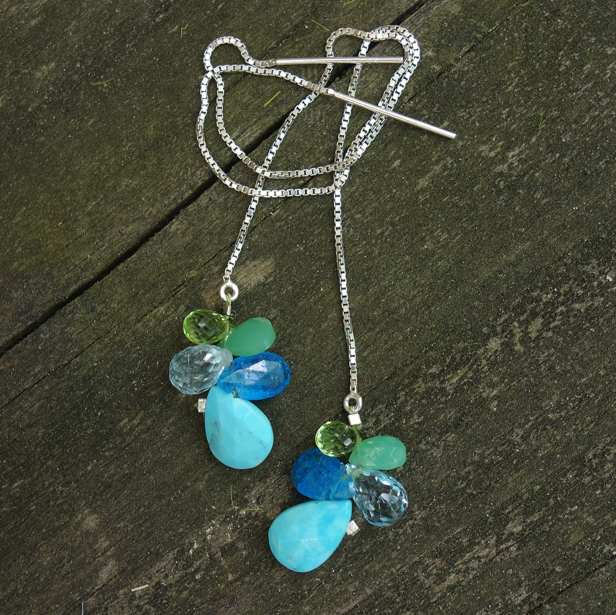 Stones on the Water earring