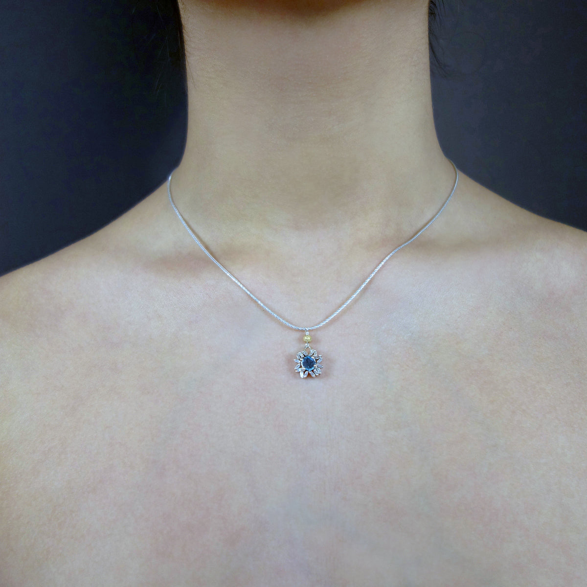 April, Come She Will diamond necklace