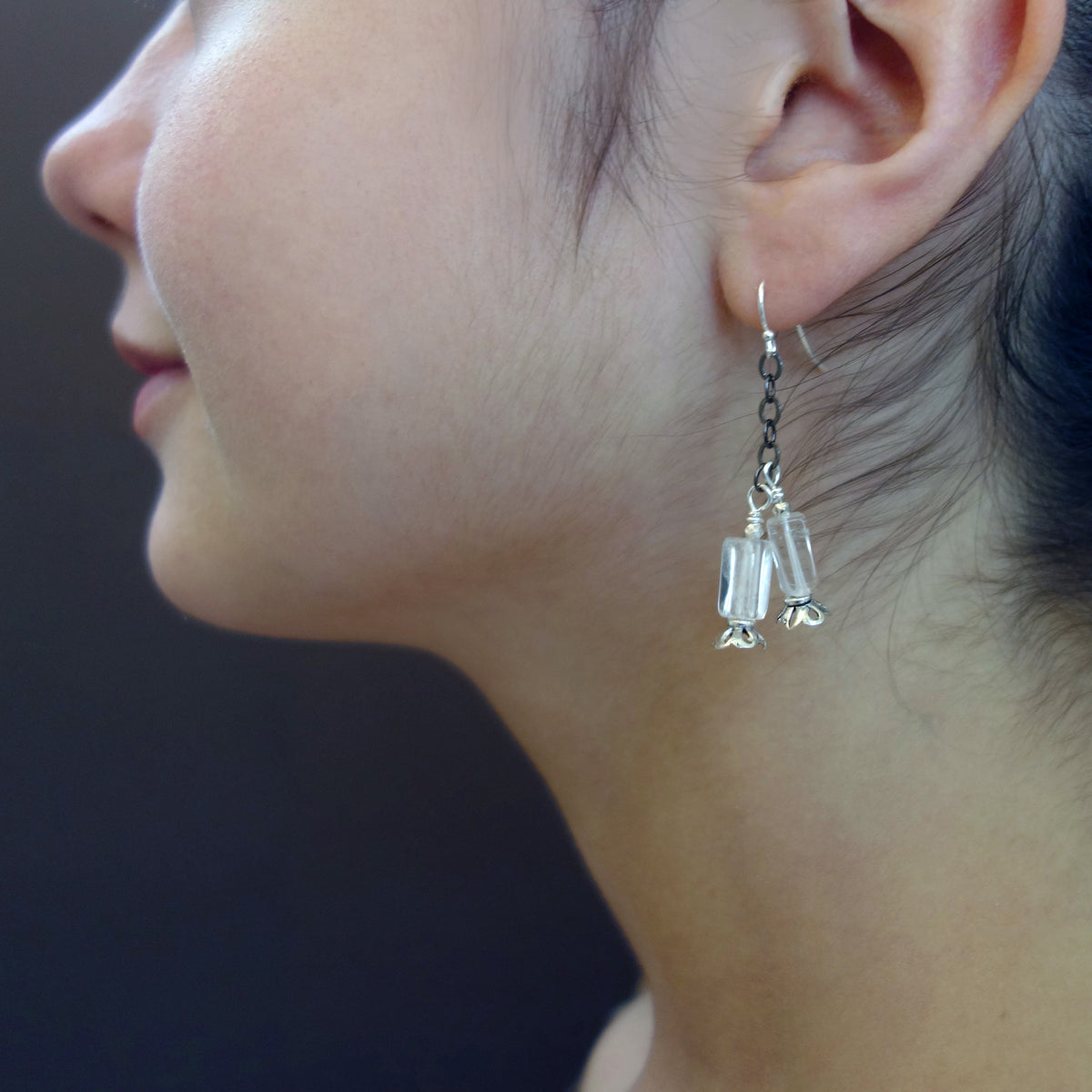 Rock On Crystal Girl earrings