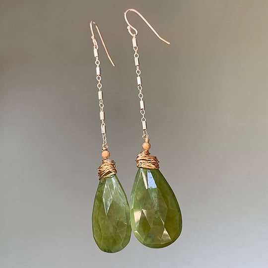 Peridot Glam earring