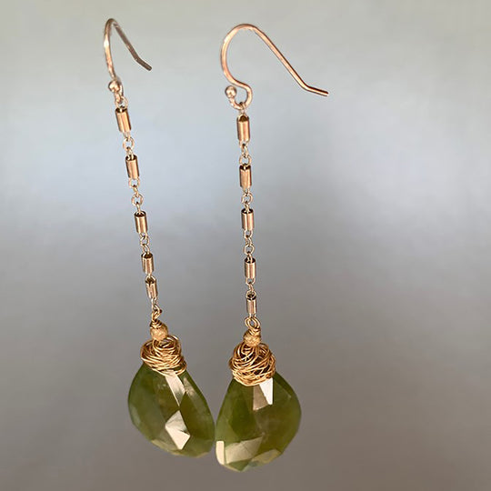 Peridot Glam earring