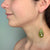 Peridot Glam earring