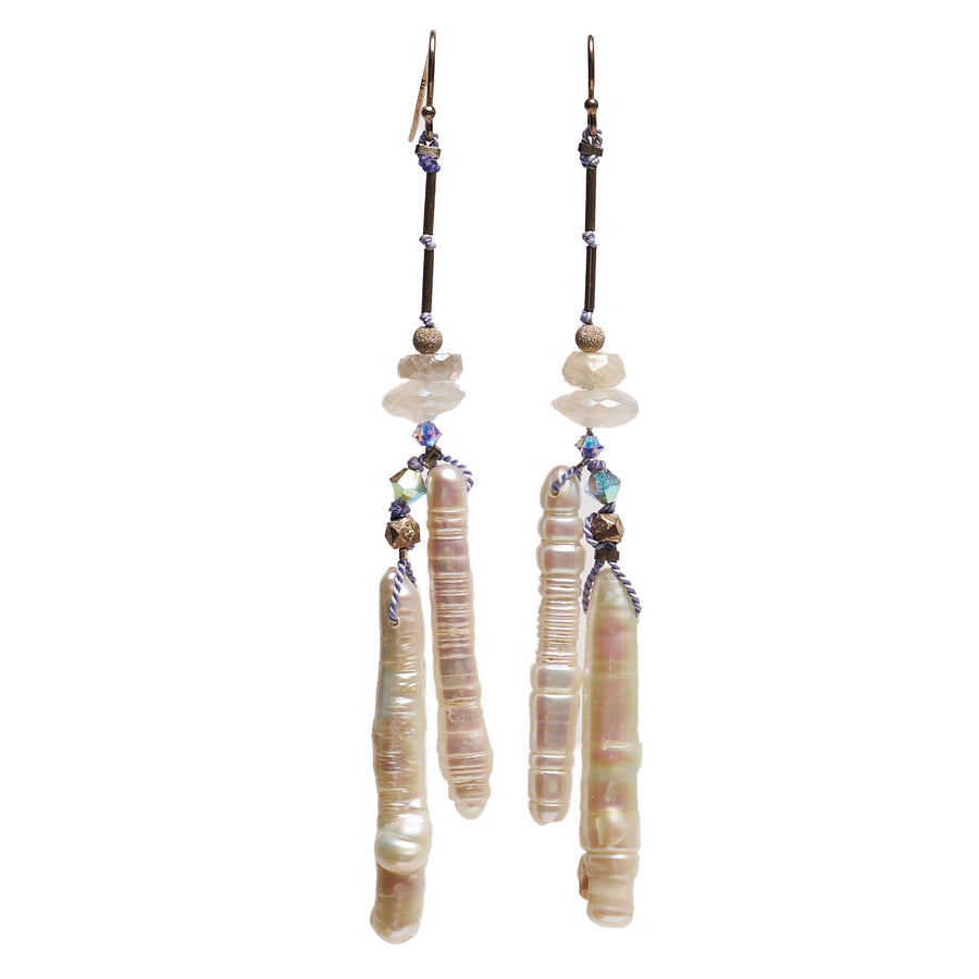 Pearly Drop Drops earrings