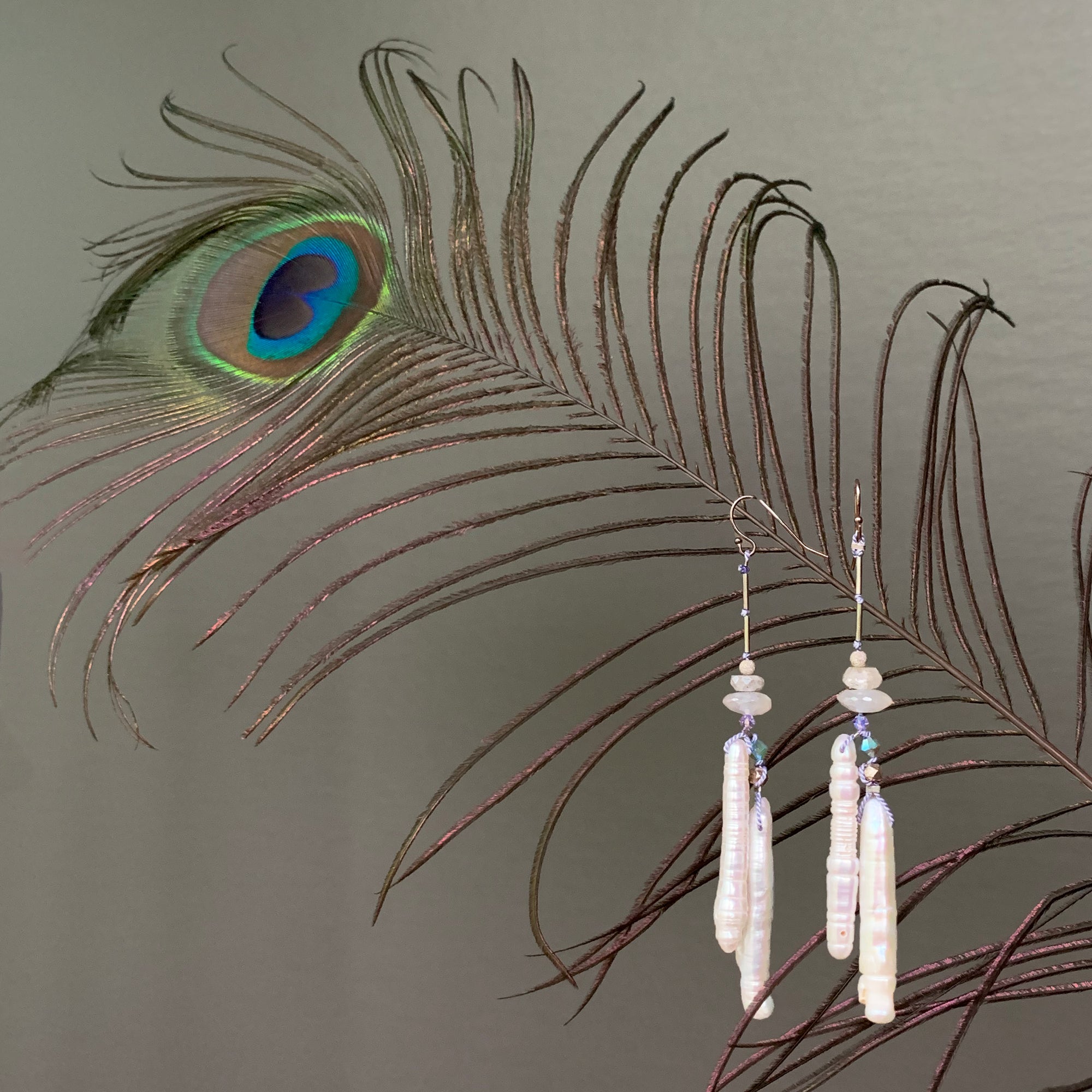 Pearly Drop Drops earrings