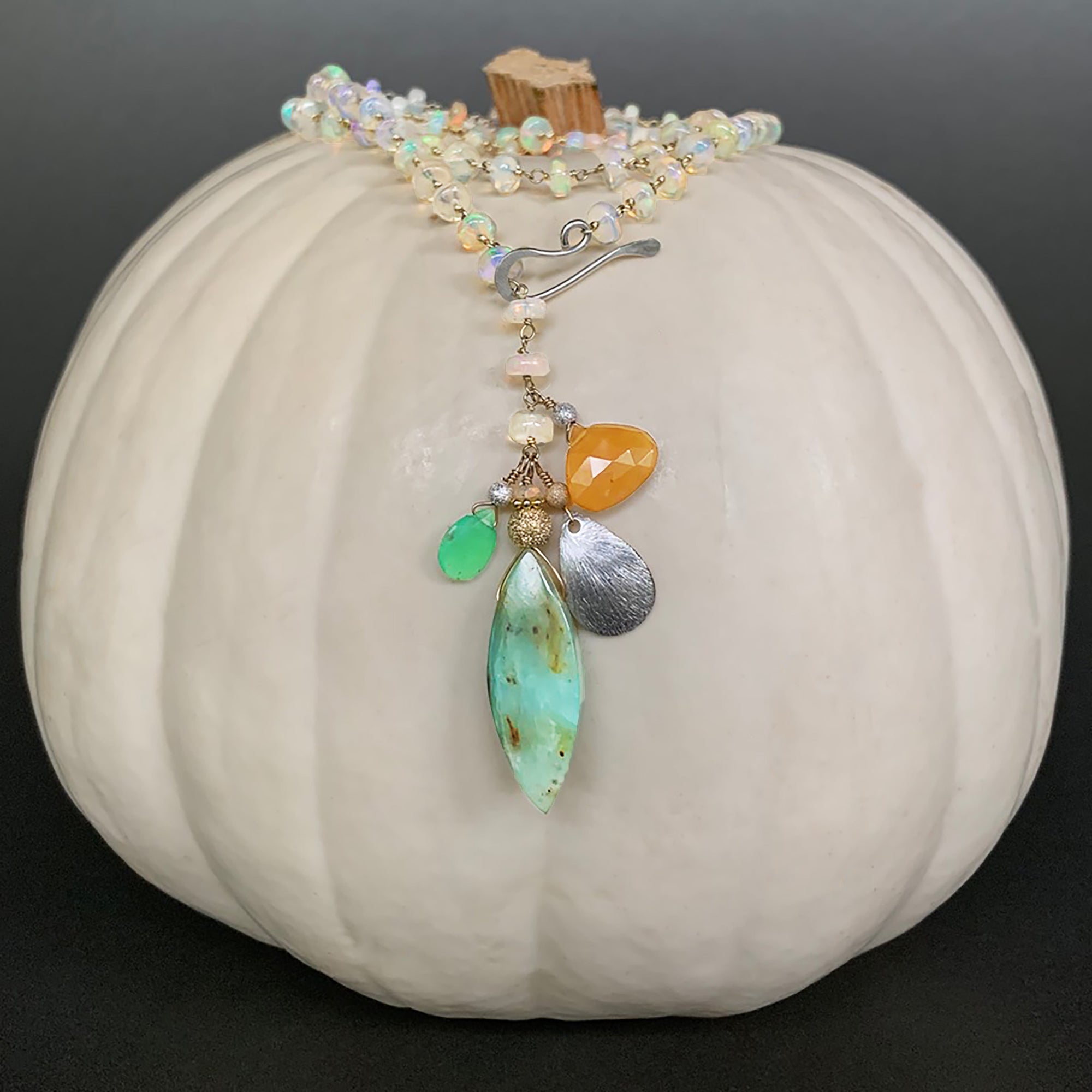 Ethereal (multi opal necklace)