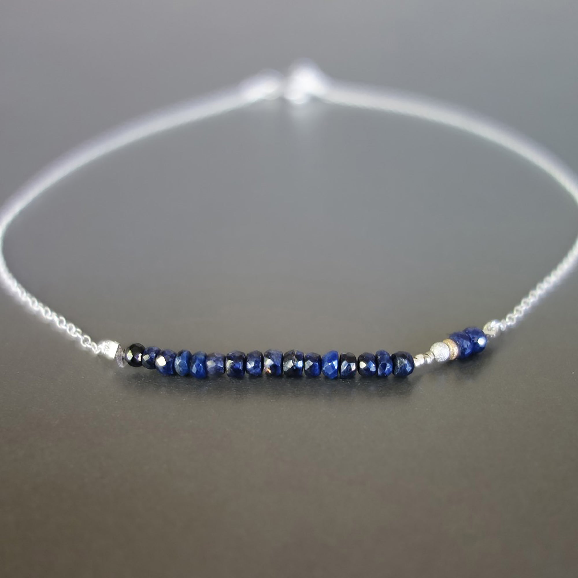 Bar Necklace in any color or gemstone you desire