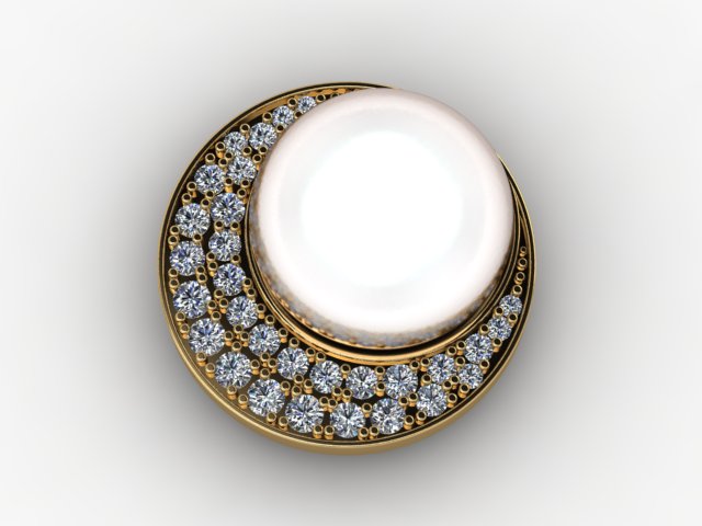 The Gal with the Pearl (and Diamond) Earring