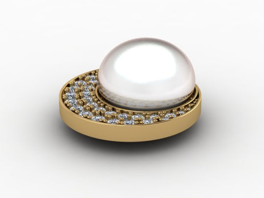 The Gal with the Pearl (and Diamond) Earring