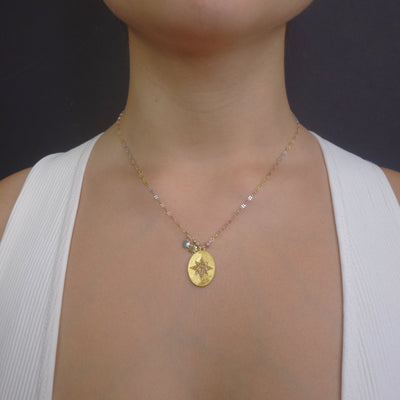 Buy Ayesha Heart Mini Pendant Gold-Toned Dainty Necklace Online