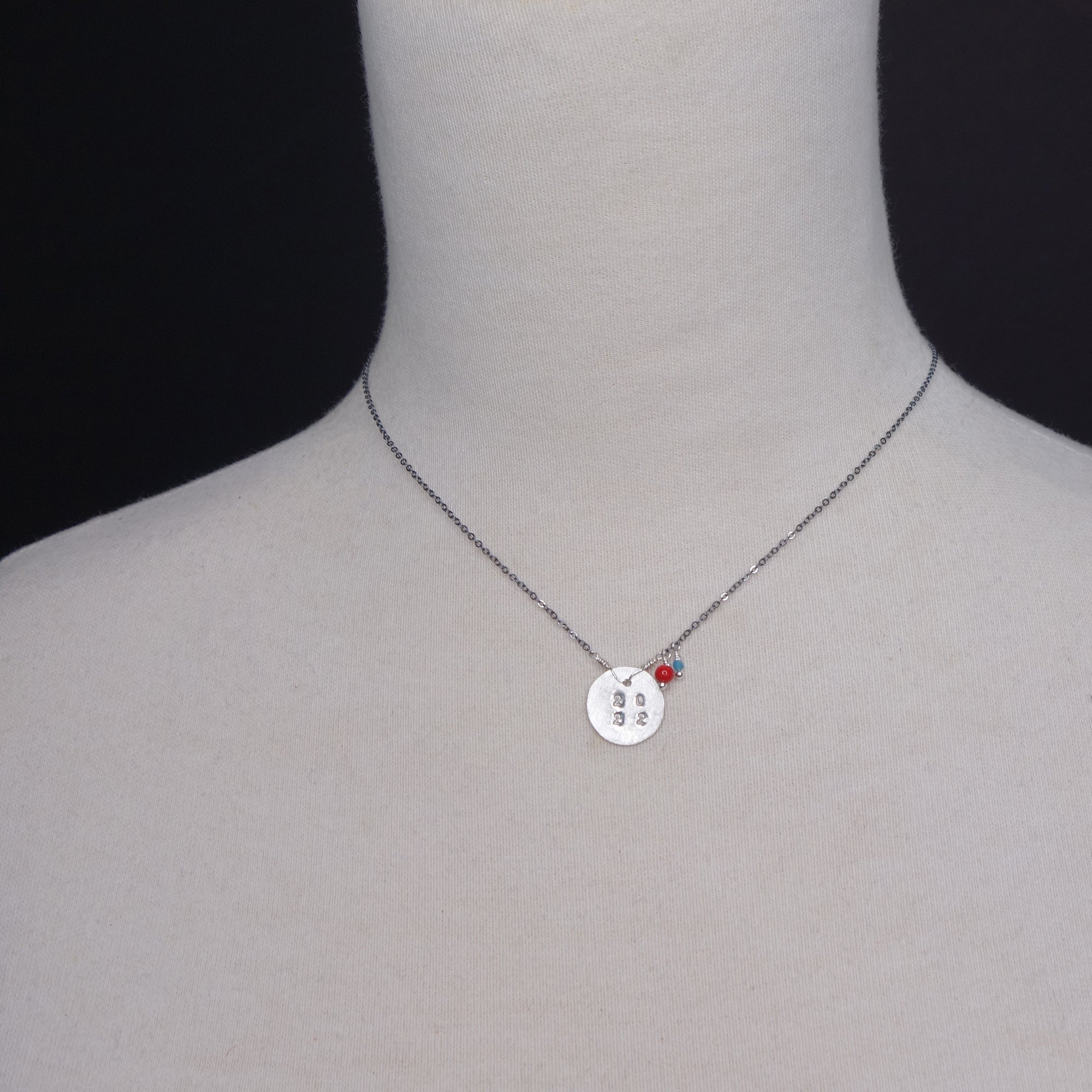 Stamped 2024 with your school colors