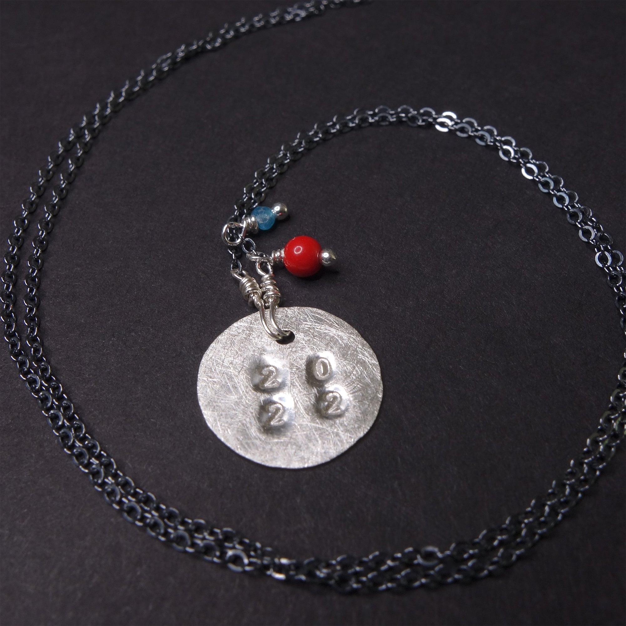 Stamped 2024 with your school colors