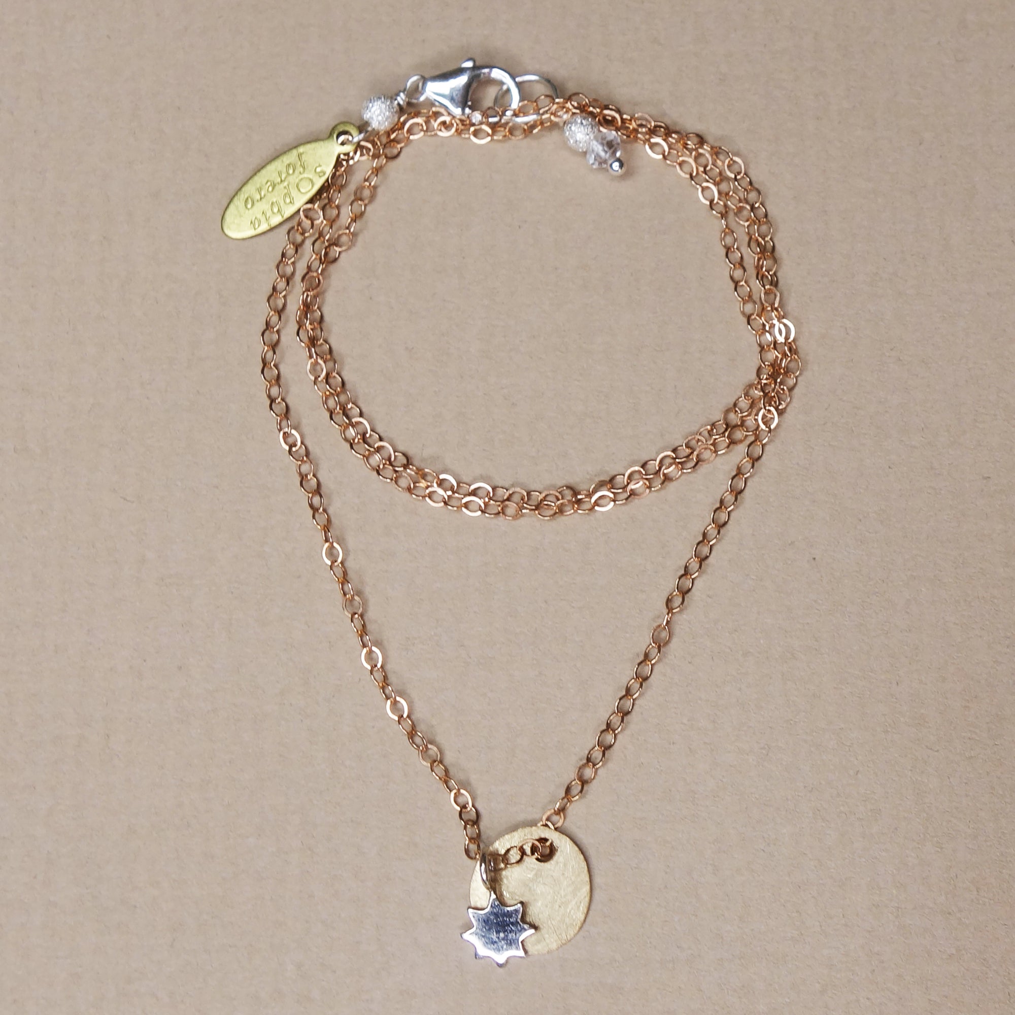 Helios's Pendant: hand hammered gold/sun pendant necklace