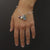 O, my Stars: kyanite, garnet, and pearl bracelet