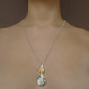 For Real Ethereal: opal and citrine necklace