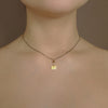 Simple and Beautiful Opal necklace