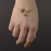 Sun, Sun, Sun, here it comes bracelet: yellow/rose gold and moonstone