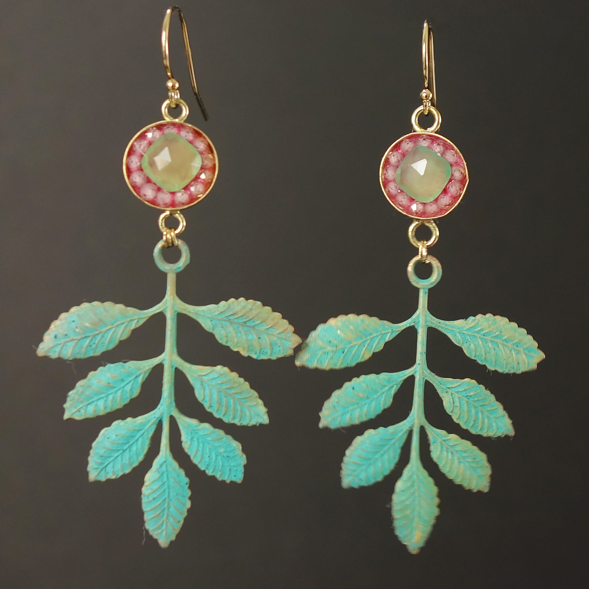 The Garden of your Heart: mosaic earrings