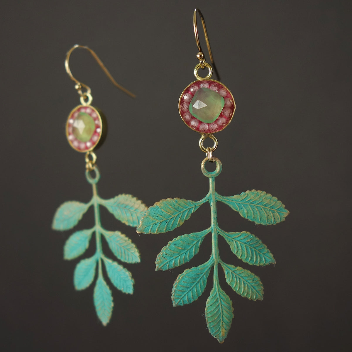 The Garden of your Heart: mosaic earrings