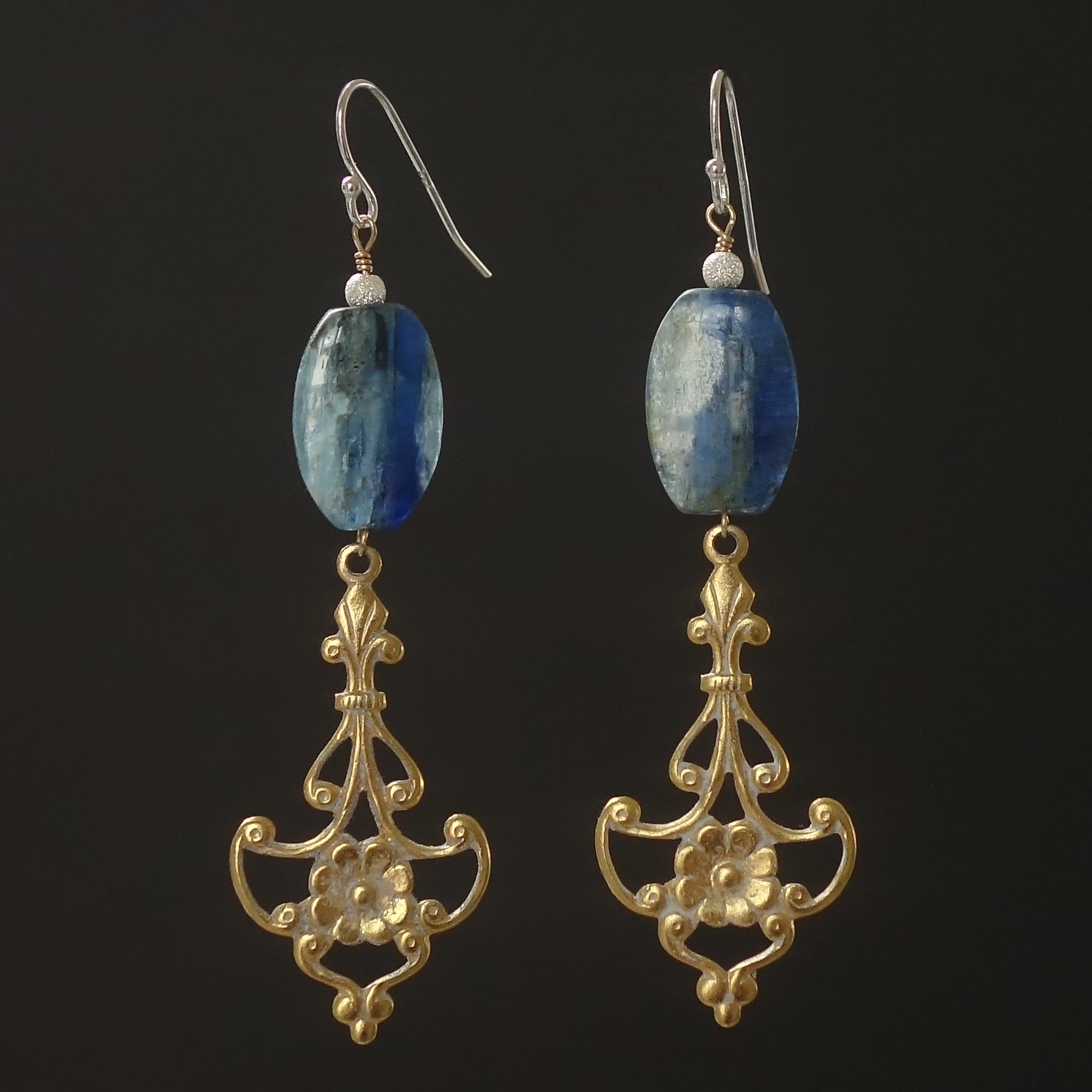 Attitude of Gratitude: kyanite earrings