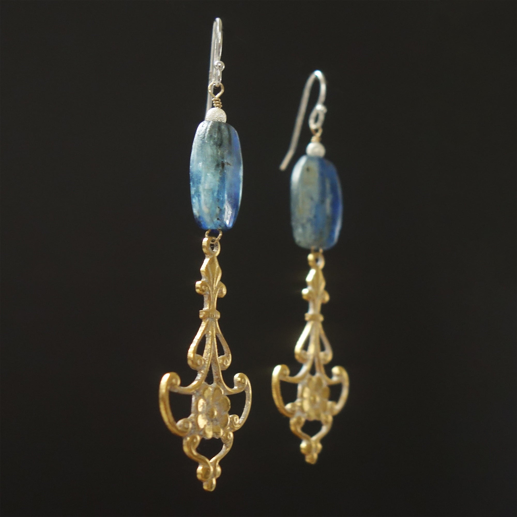 Attitude of Gratitude: kyanite earrings