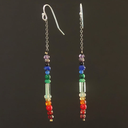 Arco Iris gemstone earrings