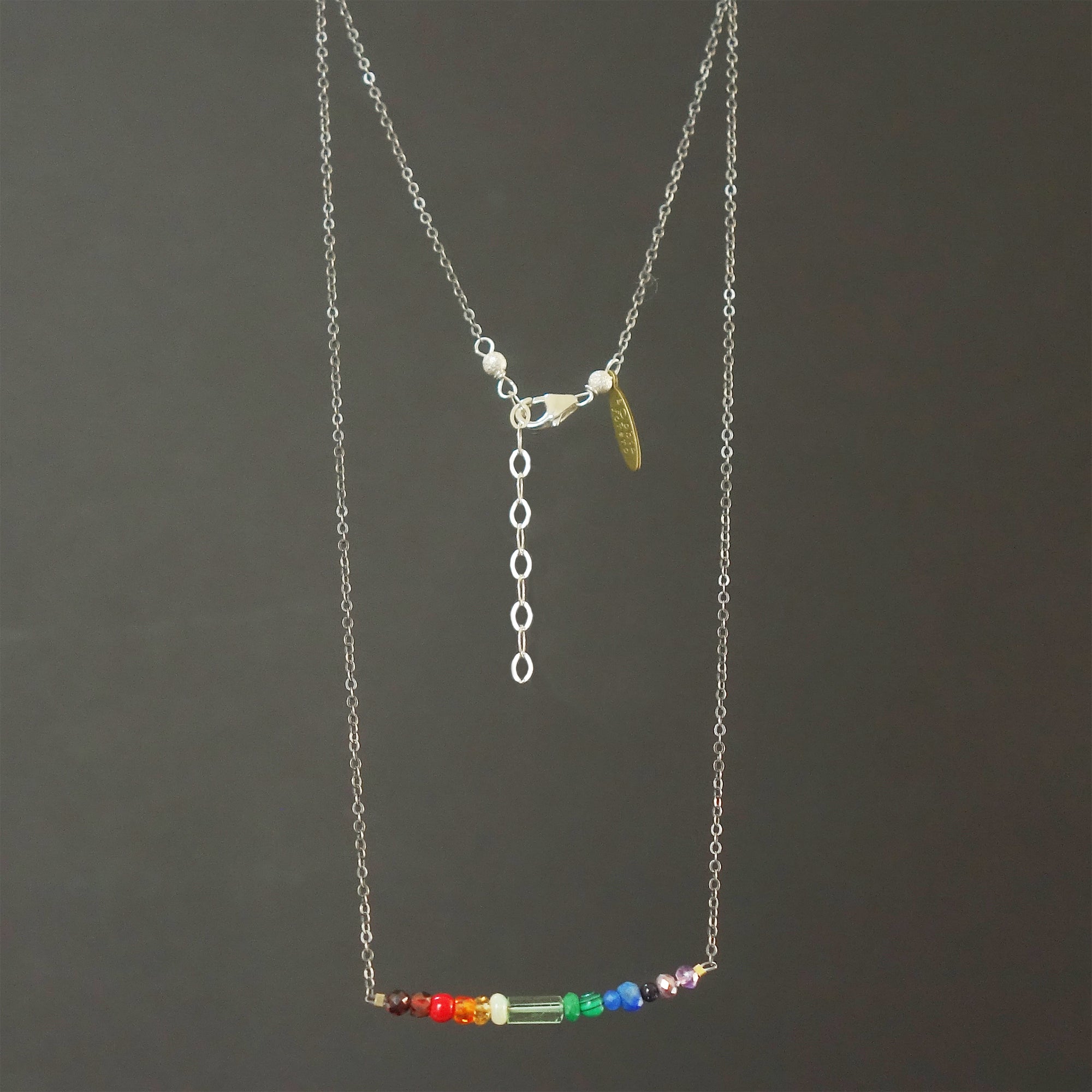 Arco Iris bar necklace