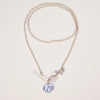 She Guarded the Calm Before the Storm: pearl mosaic necklace