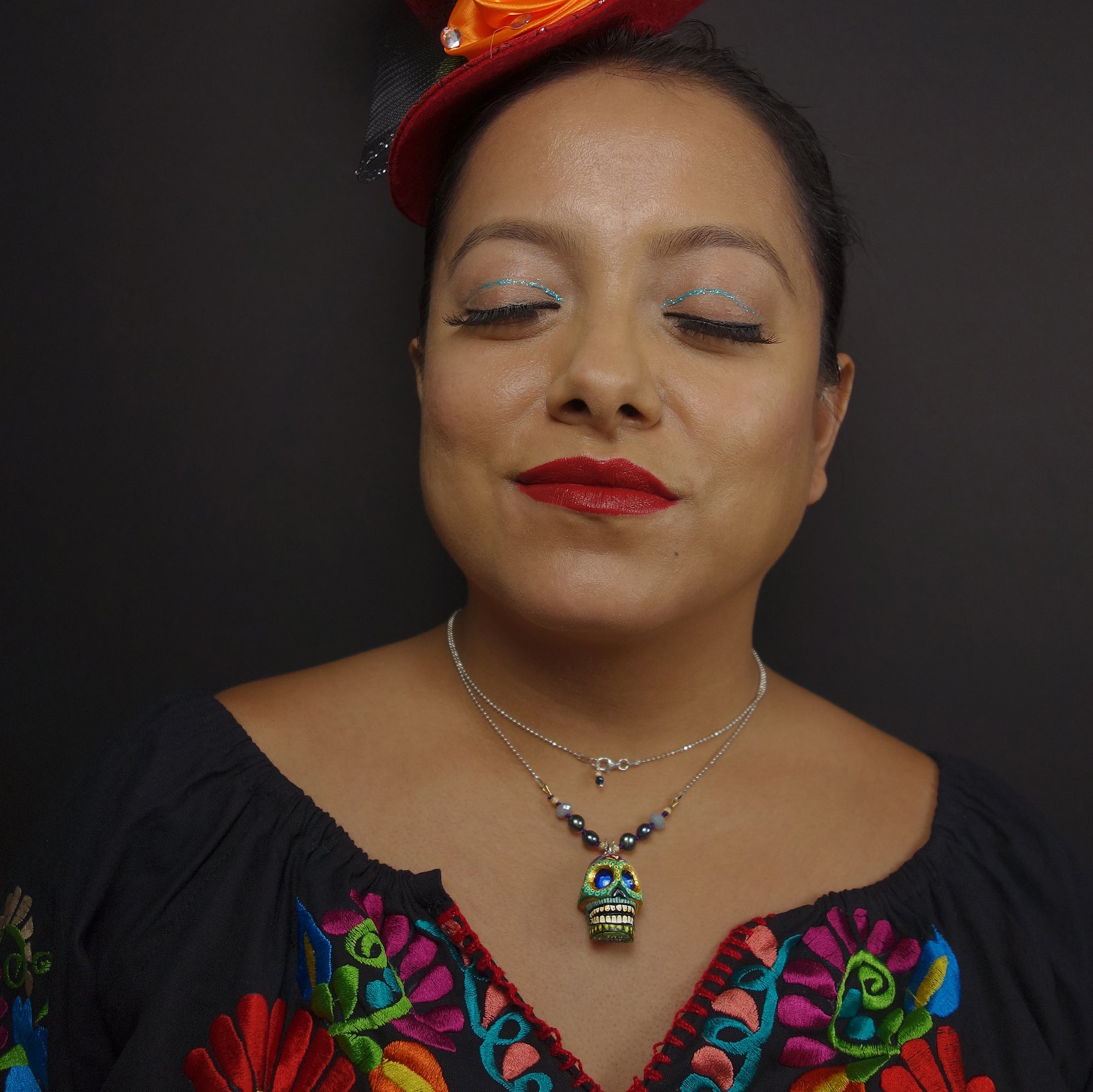 Calavera Colorada necklace