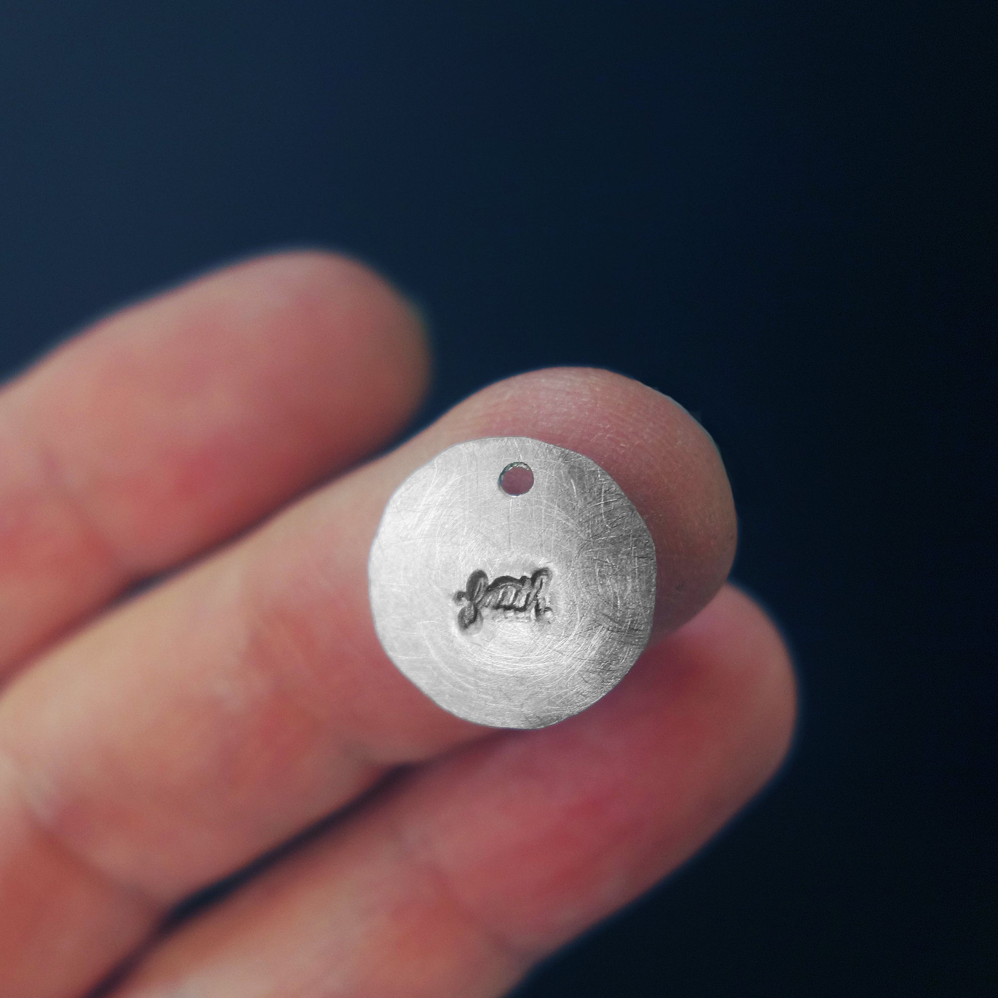 Faith silver or gold charm