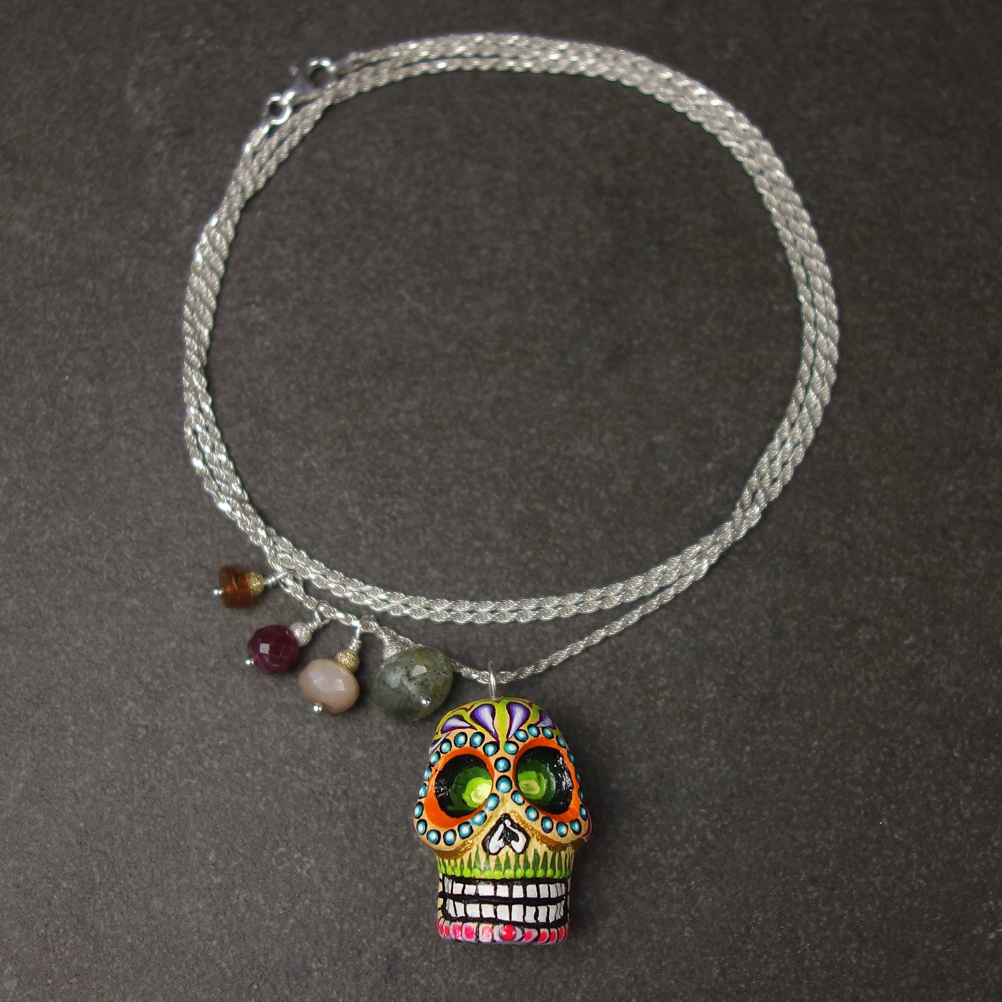 Calavera Colorada necklace