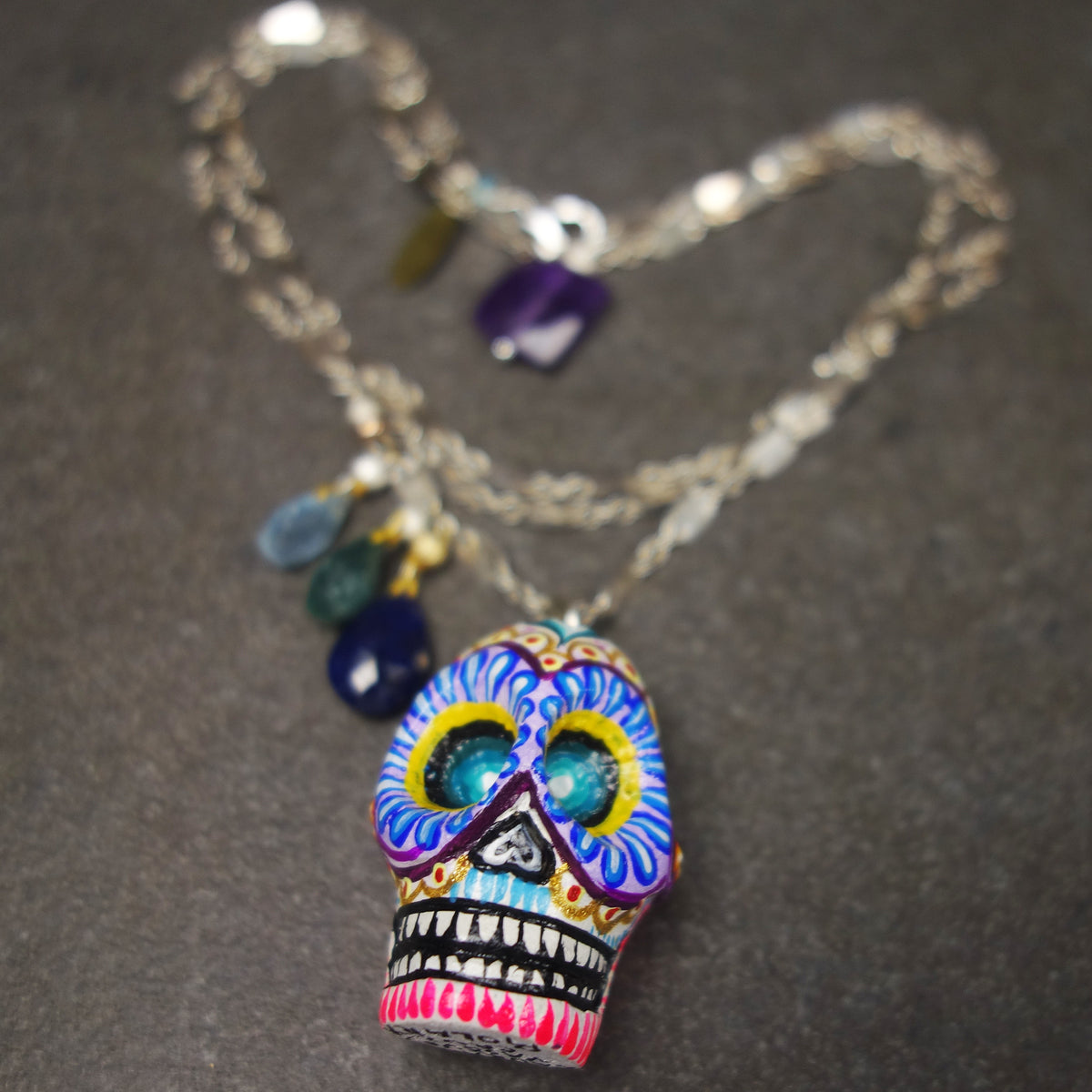 Calavera Colorada necklace