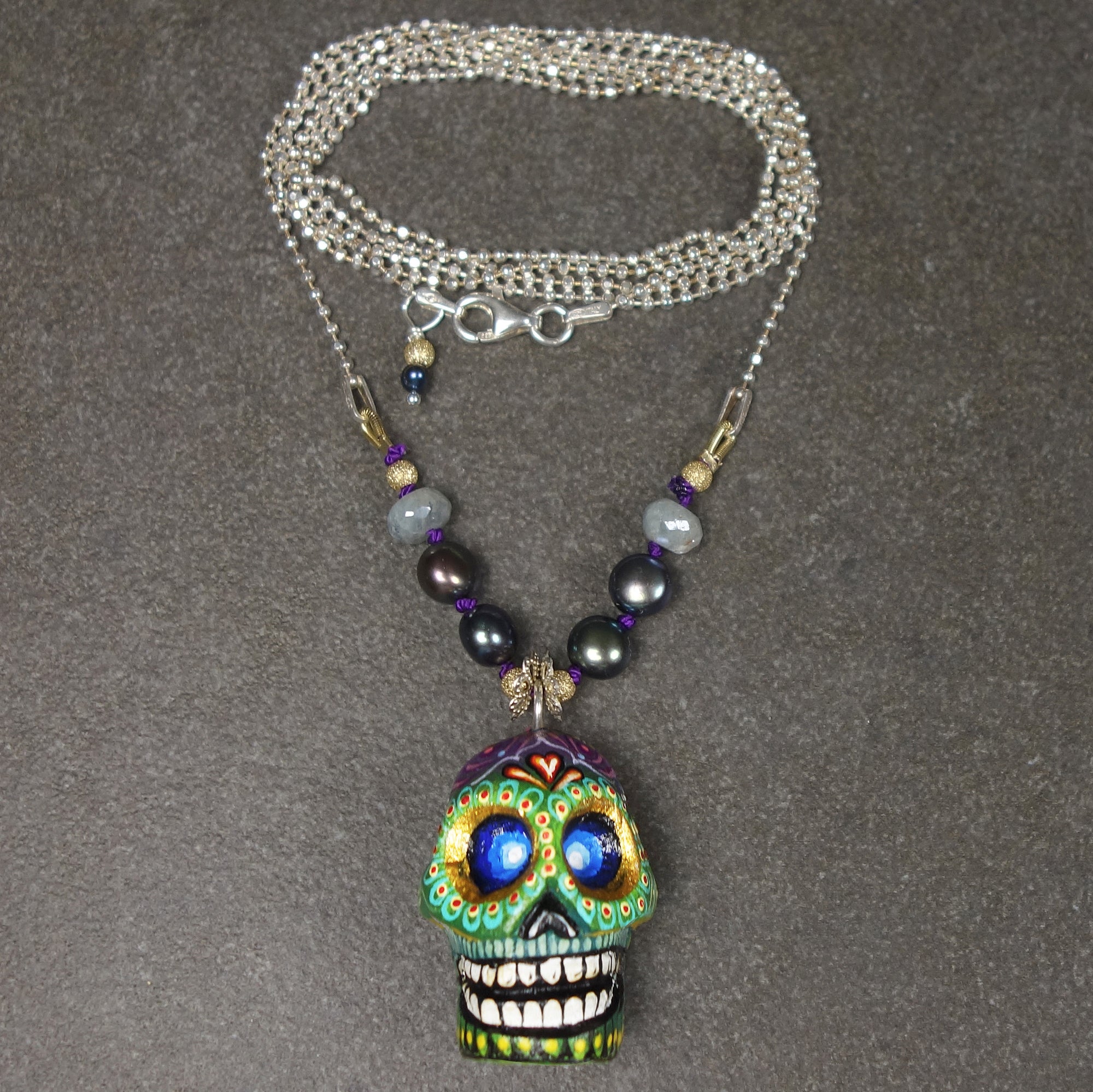Calavera Colorada necklace