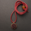 Garnet Mosaic wrap bracelet/necklace (fully adjustable)