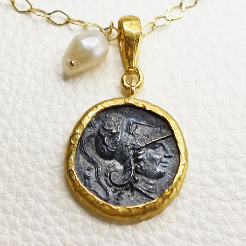 King's Treasure Trove gold and silver coin necklace