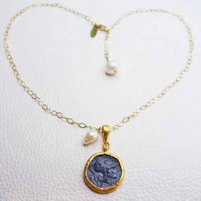 King's Treasure Trove gold and silver coin necklace