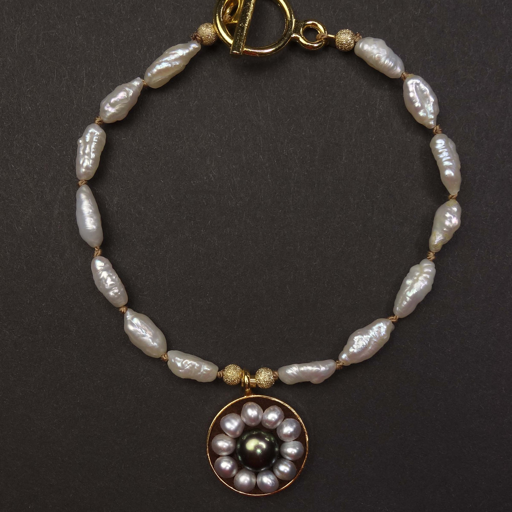 Pearl Poetry: South Sea and Freshwater pearl mosaic