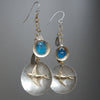 Trinity of Love hand hammered gold/silver