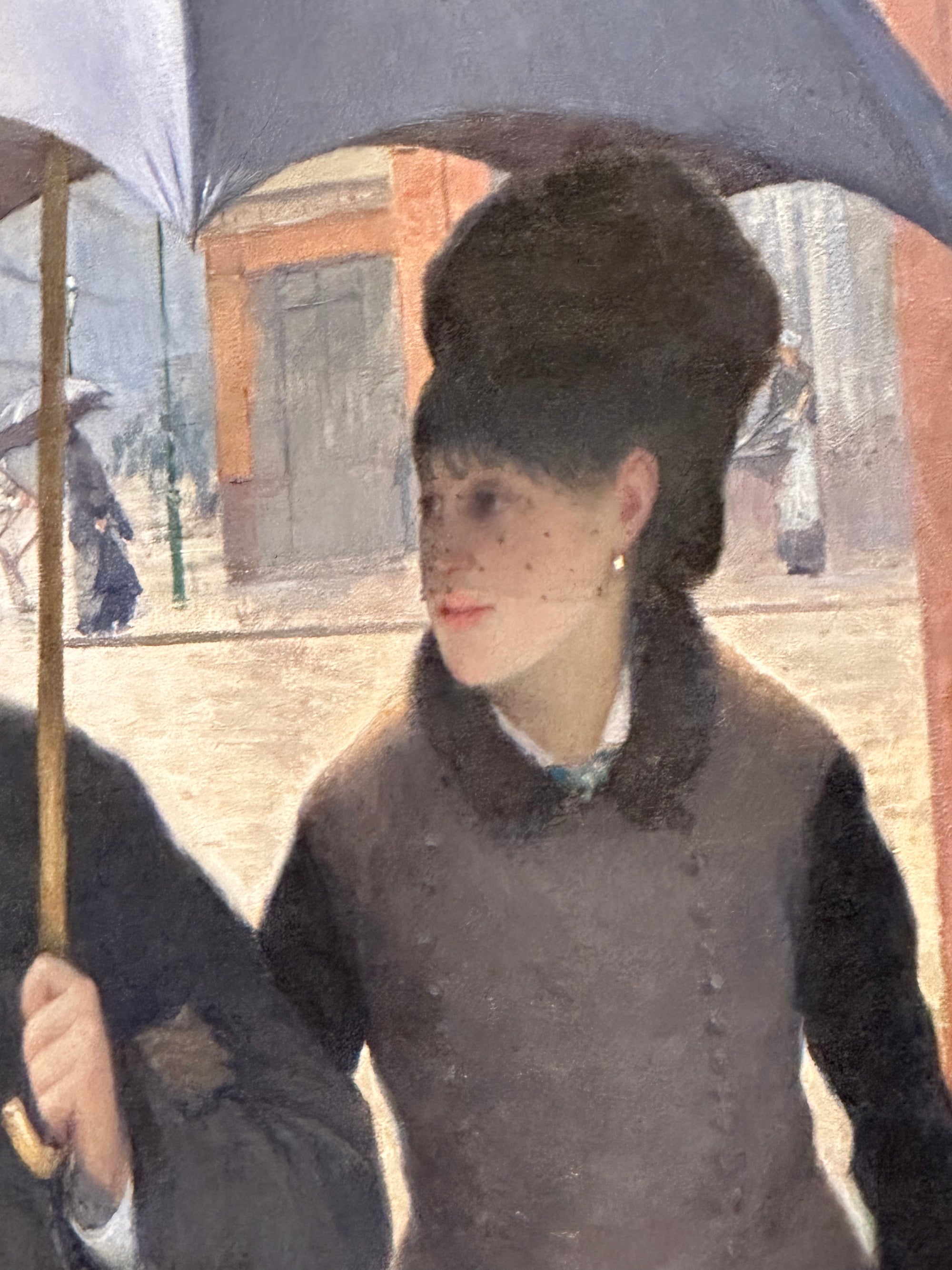 She Sparkled through the Rain: diamond + aquamarine necklace