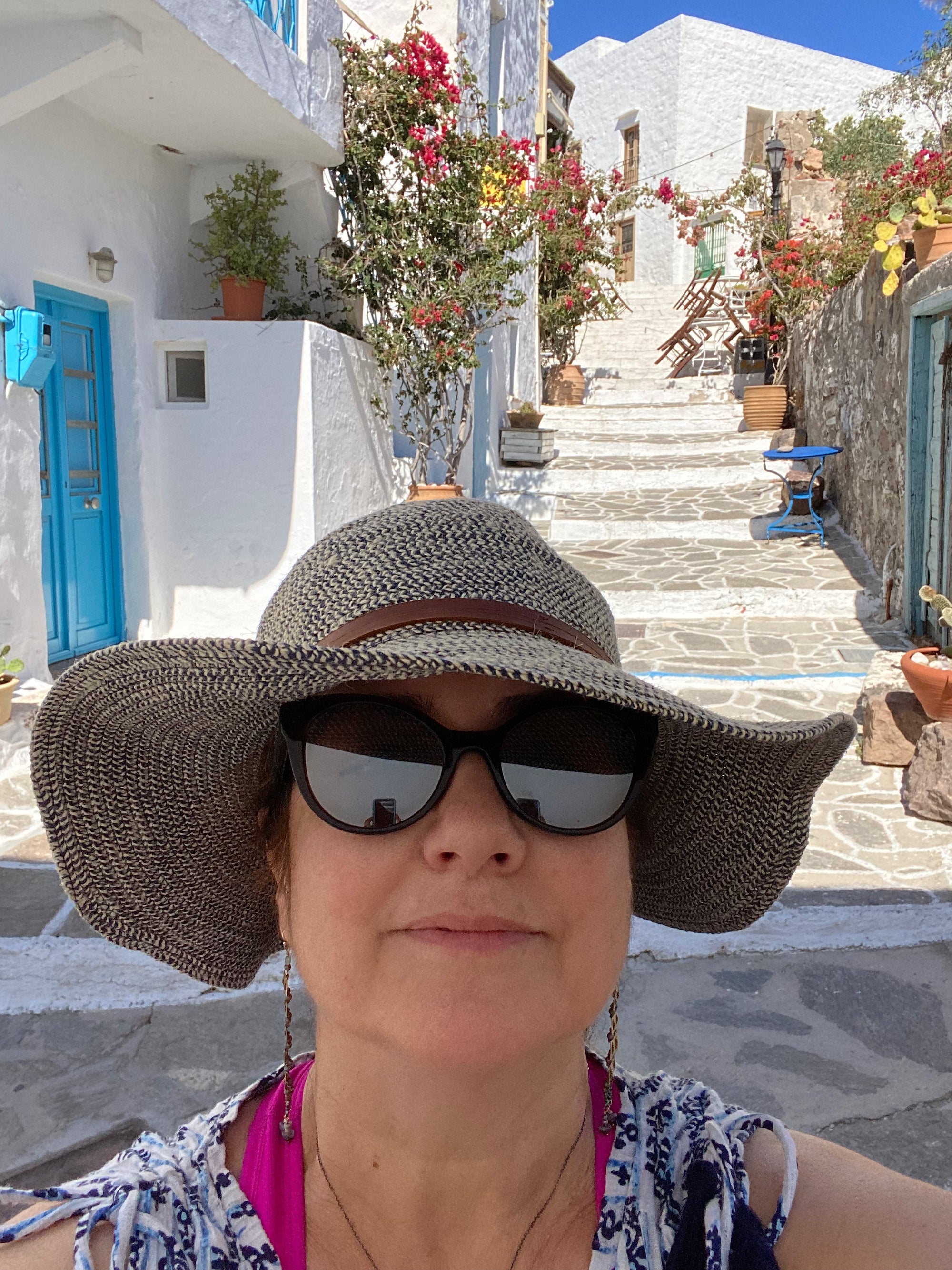 She Spoke in Rays of Sunshine: silver, sapphire, tourmaline earrings