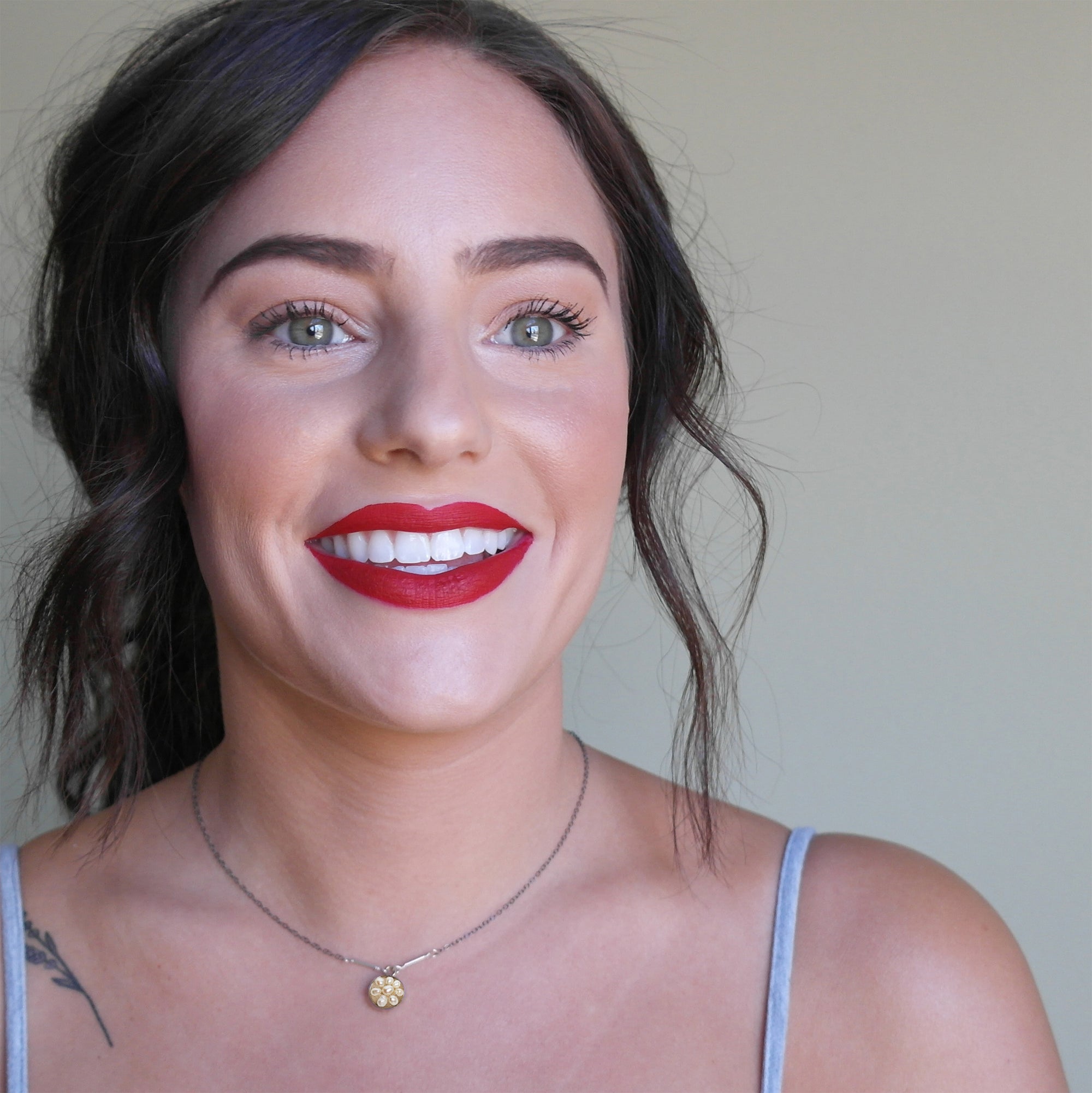 Your favorite mosaic gemstone pendant on a chain