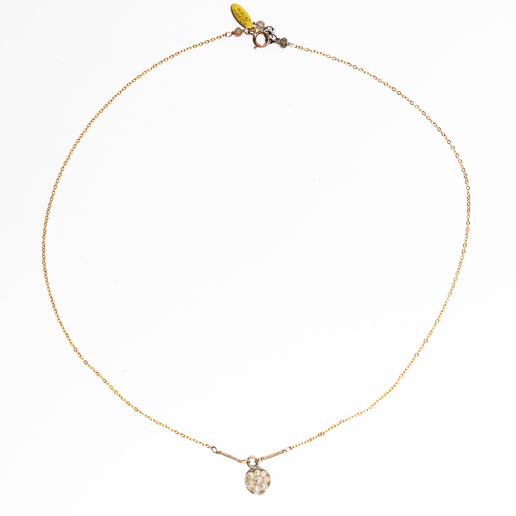 Your favorite mosaic gemstone pendant on a chain