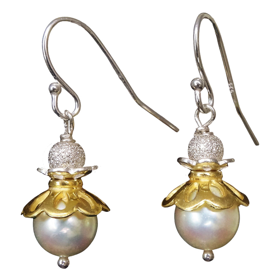 Notice the Tiny Things, My Daughter: pearl earrings