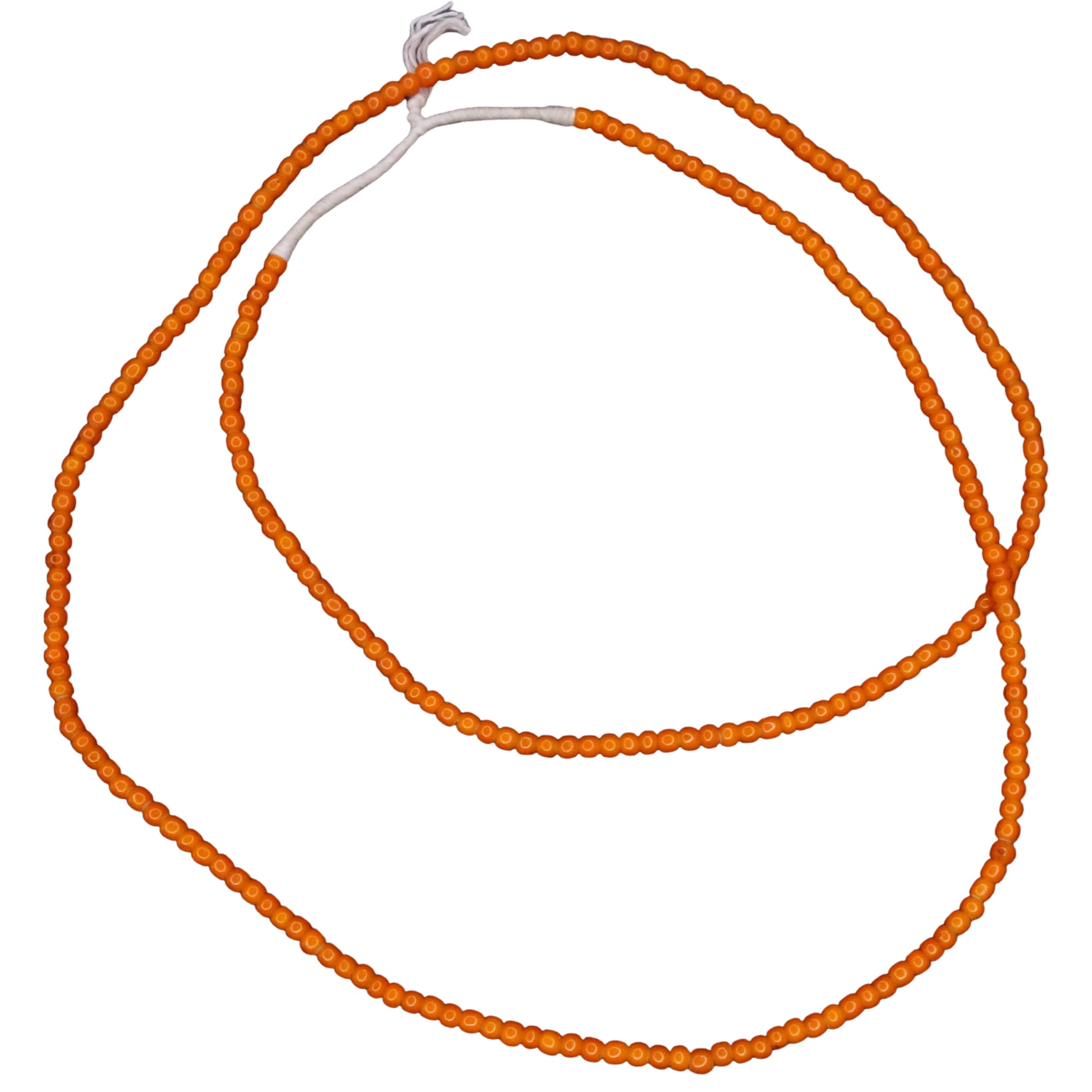 Orange You Fabulous: African Glass necklace