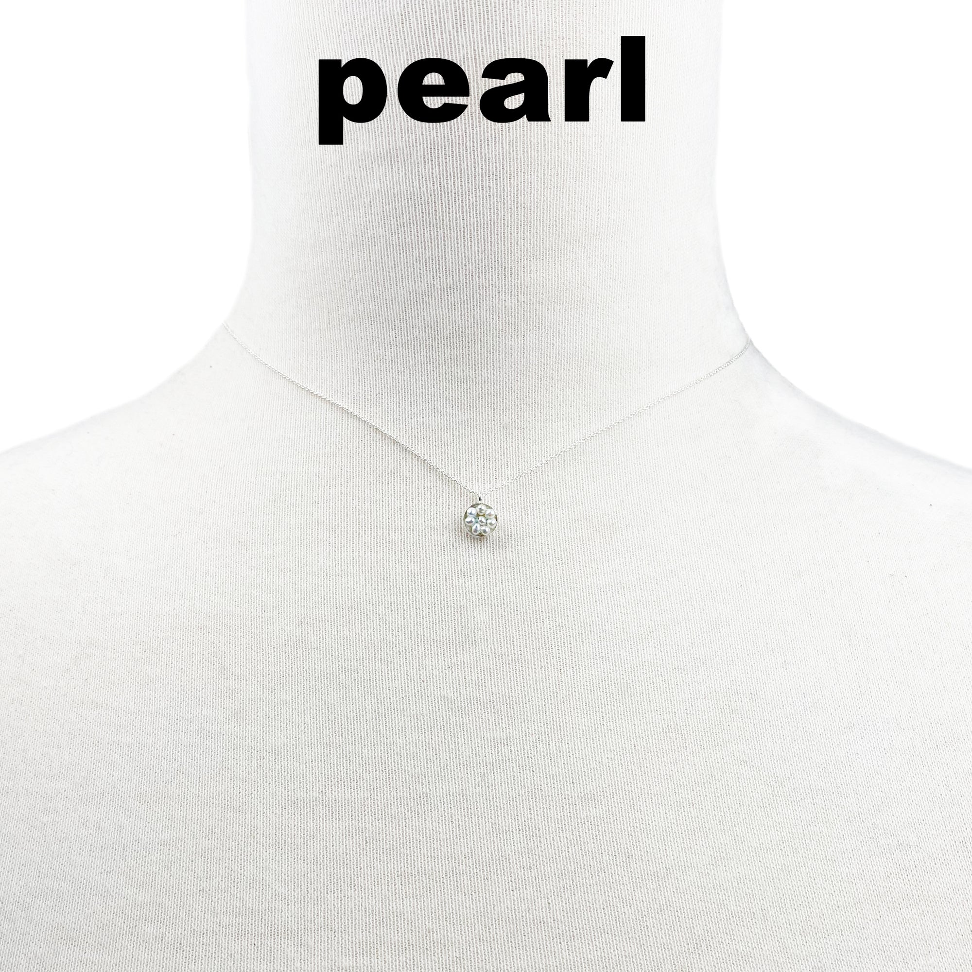 Tiny Fabulous Mosaic Birthstone necklace